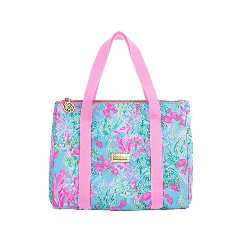 Beach day cooler tote essential