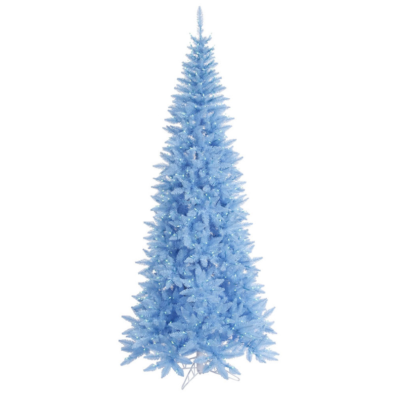 sky blue LED Christmas tree
