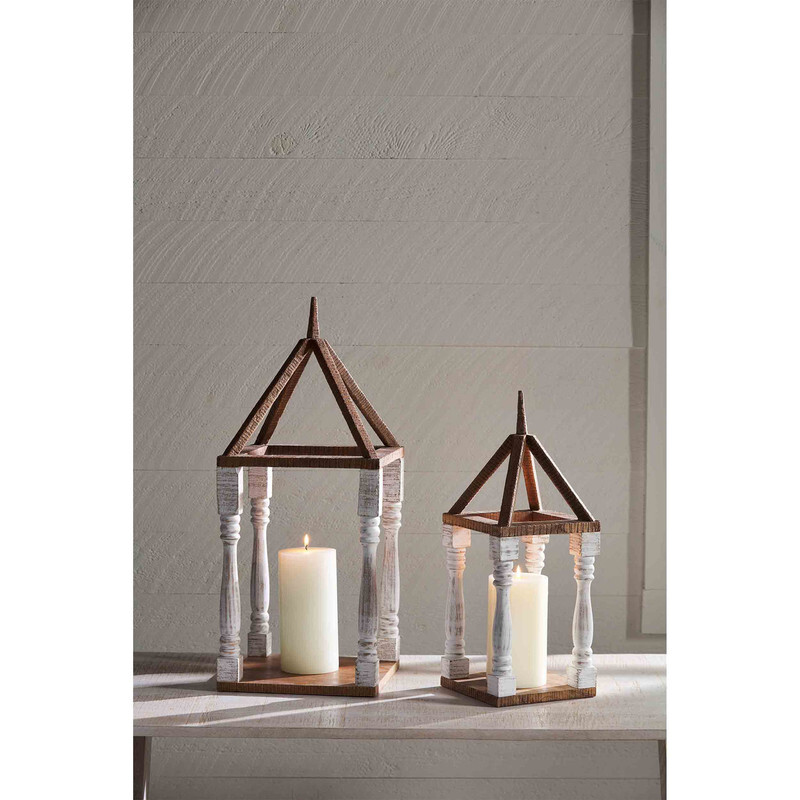 candles in open air lanterns