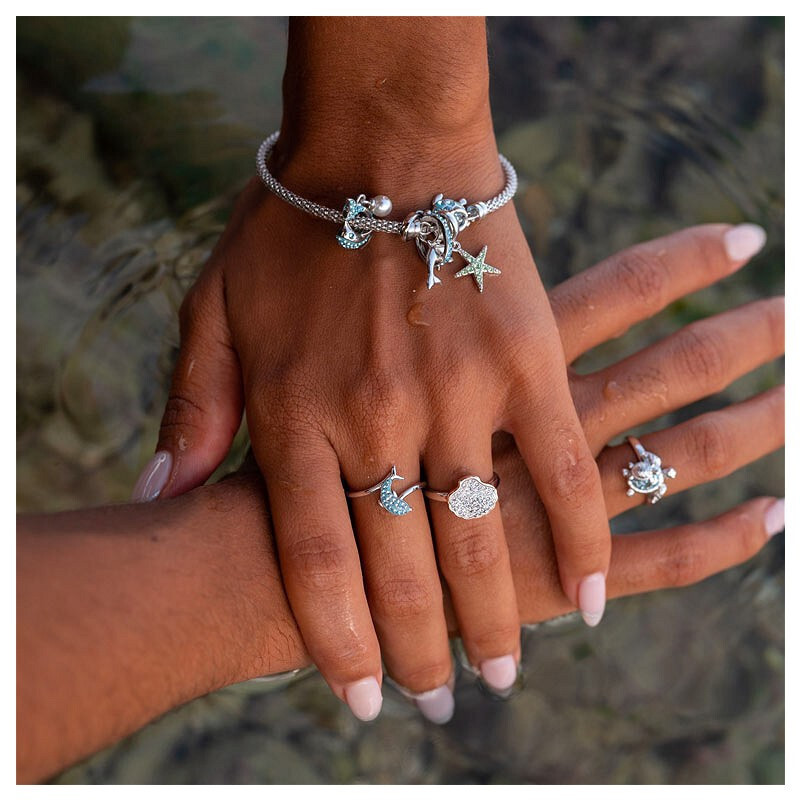sea life rings and a bracelet