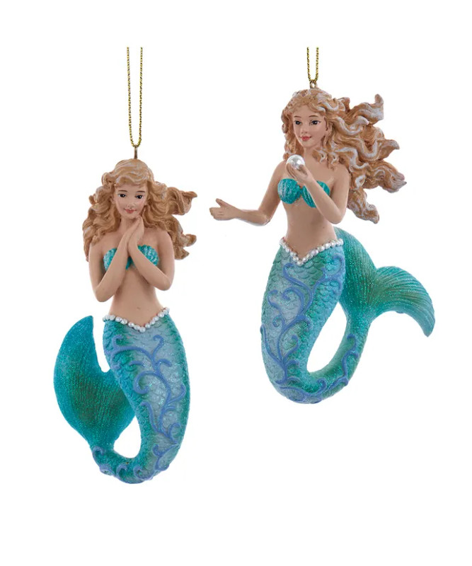 beautiful mermaid ornaments