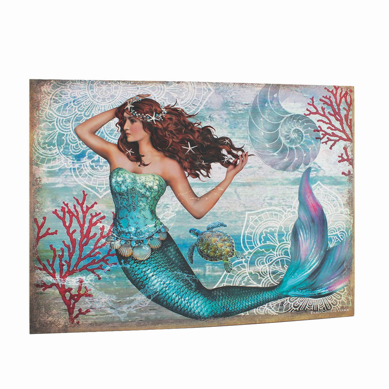 Wall art mermaid gift for women